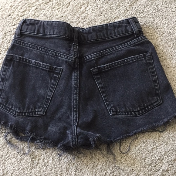 Topshop Moto mom ripped jean shorts - Picture 4 of 6